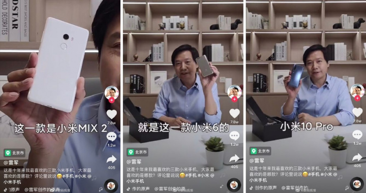 CEO da Xiaomi revela os seus smartphones favoritos