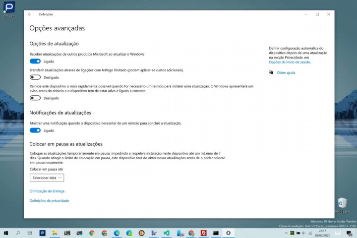 Windows 10 atualizações Microsoft utilizadores adiar