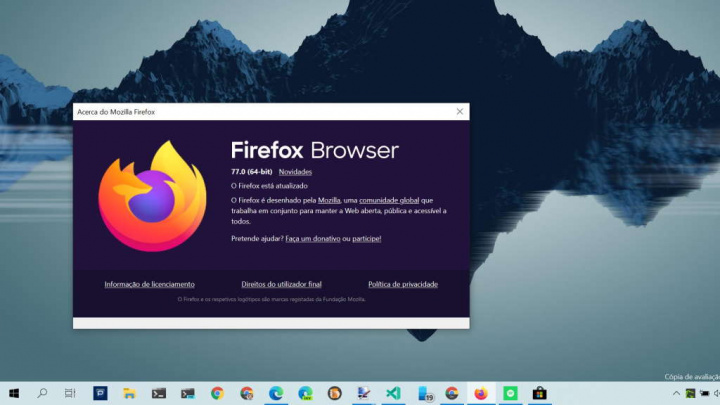 Firefox Mozilla browser novidade versão