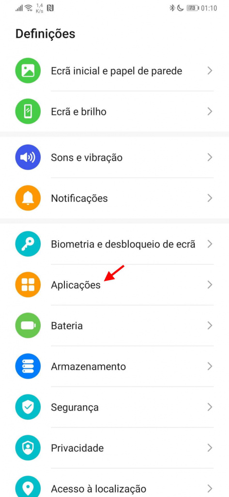 Android apps predefinidas utilizadores mudar