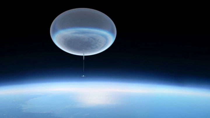 Balão estratosférico da NASA. 