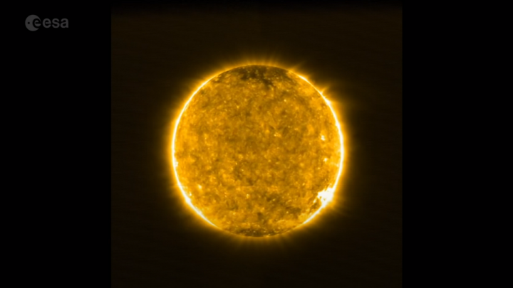 Captura de imagem do Sol. 