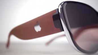 Imagem conceiyto de Apple Glasses com realidade aumentada que apareceu na patente
