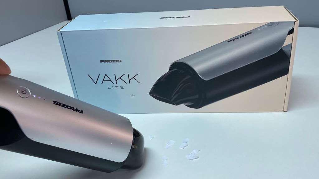 Vakk Lite: O aspirador portátil sem fios que carrega como um smartphone