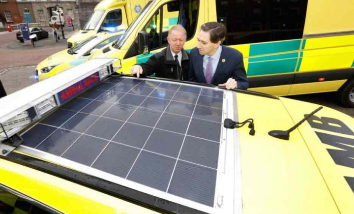 Ambulâncias com painéis solares para diminuir poluição e não só...