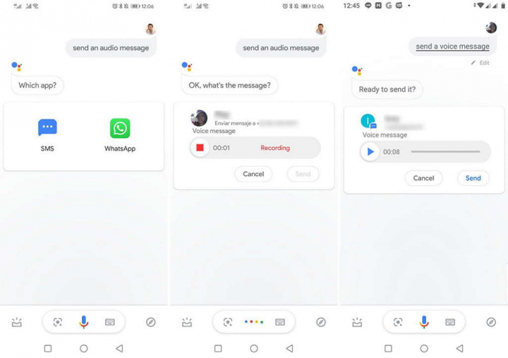 Google Android Voice Messaging Assistant