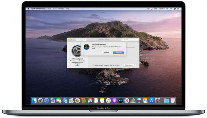 macOS Big Sur Apple beta pública