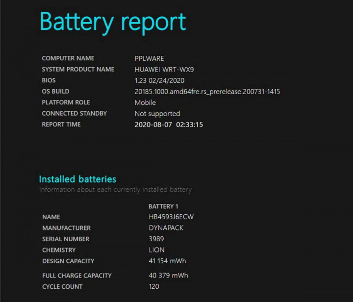 bateria Windows 10 estado capacidade carga
