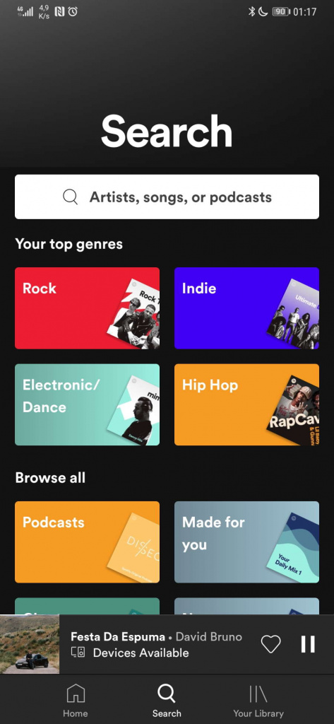 Spotify letras músicas serviço utilizador