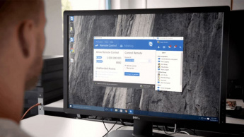 Ilustração so uso do TeamViewer no Windows 10