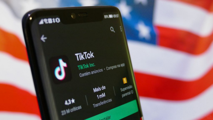 TikTok apps loja agosto Oracle