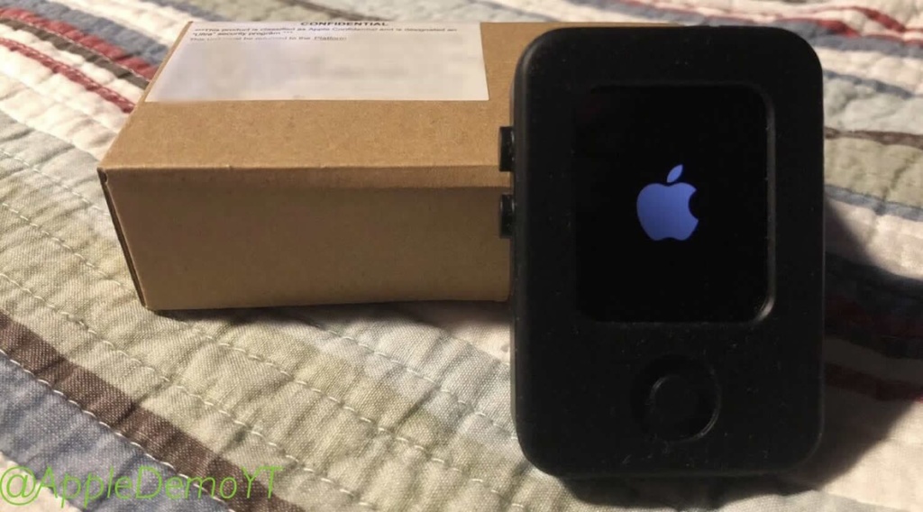 Protótipo do Apple Watch equipado com capa de segurança estilo iPod nano aparece na web