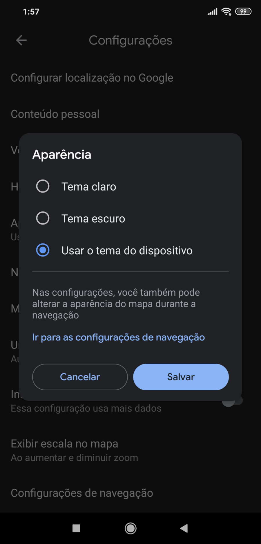 Já tem dark mode no Google Maps? Já está a ser lançada para todos