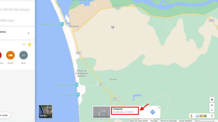 Google Maps coordenadas geográficas latitude longitude