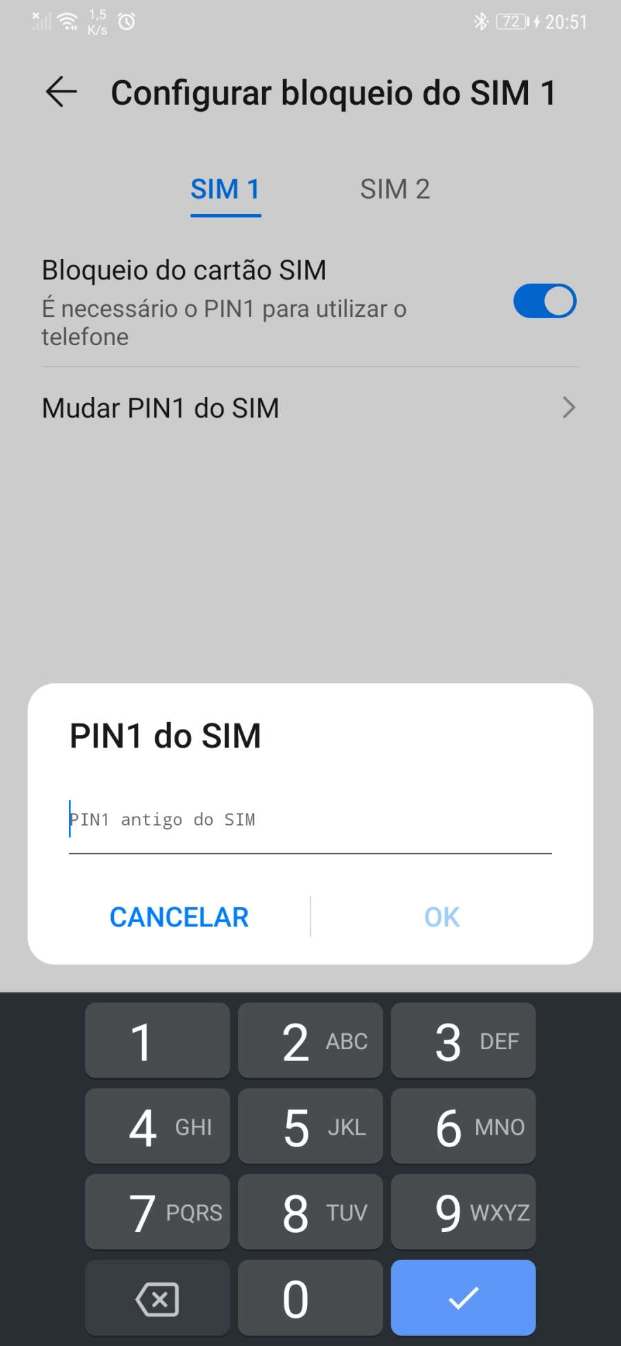 Como alterar o PIN do cartão SIM em SAMSUNG Galaxy M53 5G?, How To 