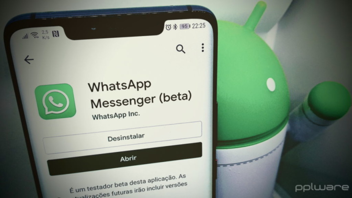 WhatsApp reportar mensagem novidade testes