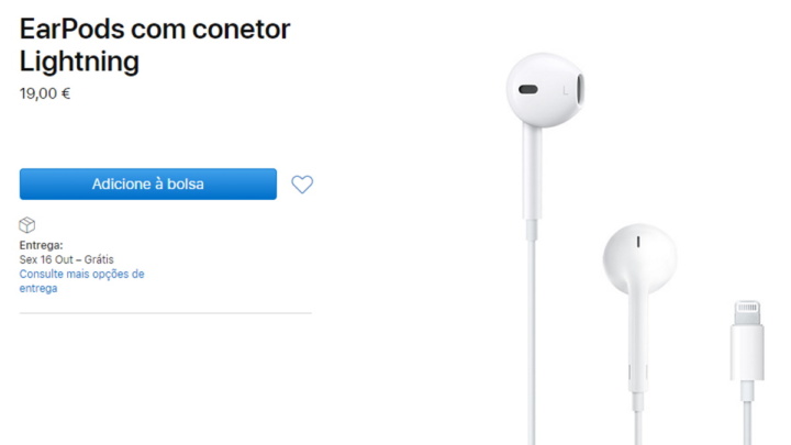 Apple iPhone 12 EarPods adaptador preço