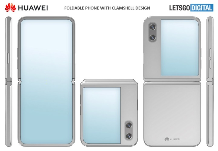 Huawei regista patente de flip phone com ecrã dobrável