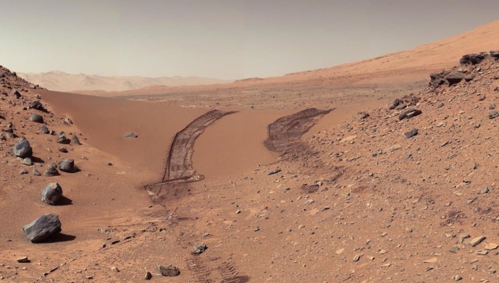 Imagem terreno de Marte