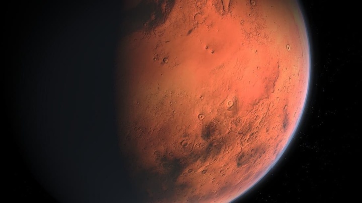 Imagem superfície de Marte