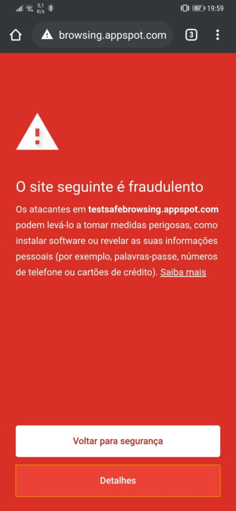 Chrome Google seguro browser proteção