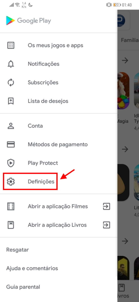 dark mode android play store interface Google