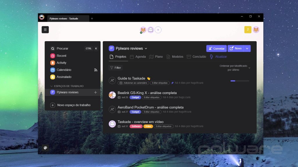 Taskade – a solução ideal para colaboração em equipa em teletrabalho