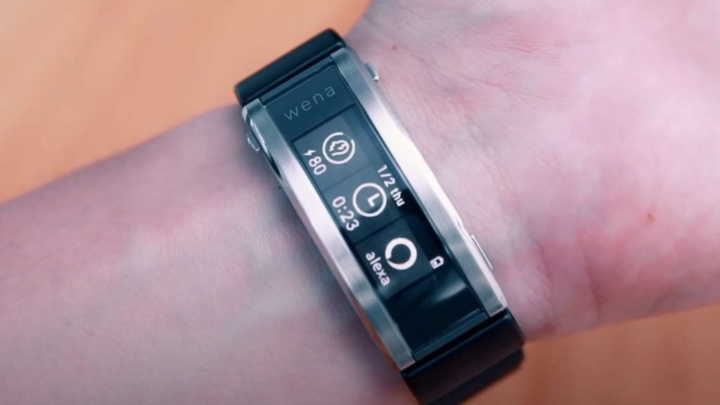Sony Wena relógio smartwatch smartband
