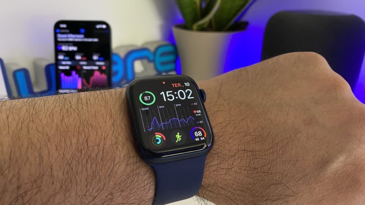 Imagem do aplicativo Heart Analyzer com problemas de oxigênio no sangue para Apple Watch Series 6