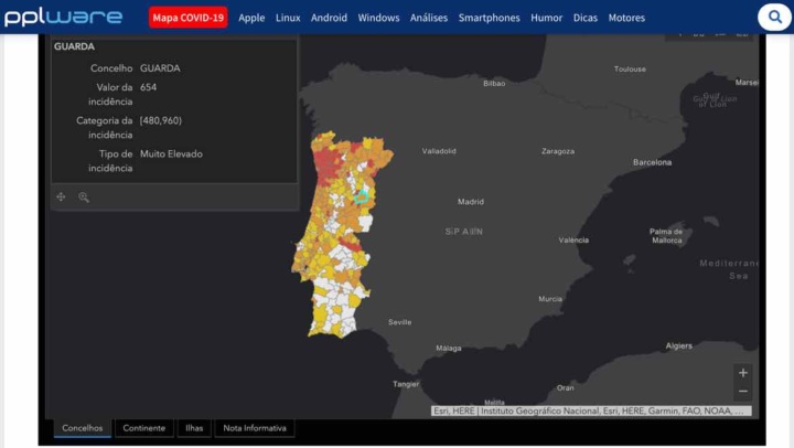 COVID-19: Como está a taxa de risco do seu concelho?