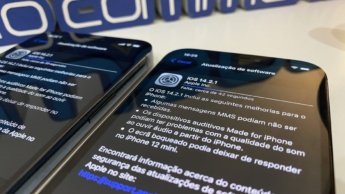 Imagem iphone 12 Pro Max com iOS 14.2.1