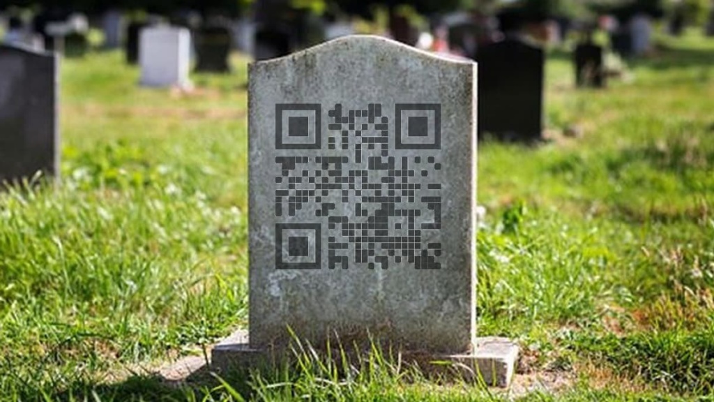 Cemitérios inteligentes têm QR Code na campa que direciona a um memorial virtual