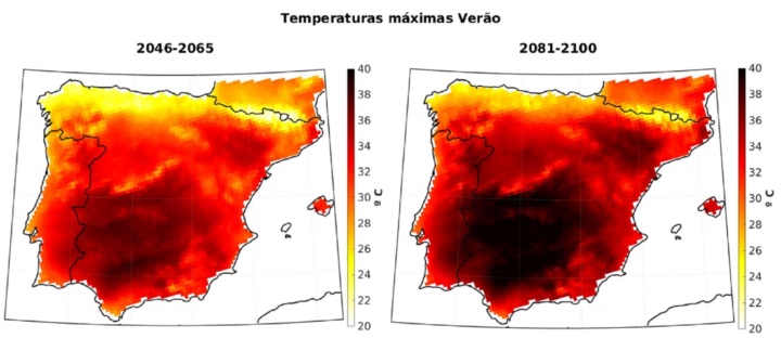 Península Ibérica: Temperaturas podem subir até 5 graus