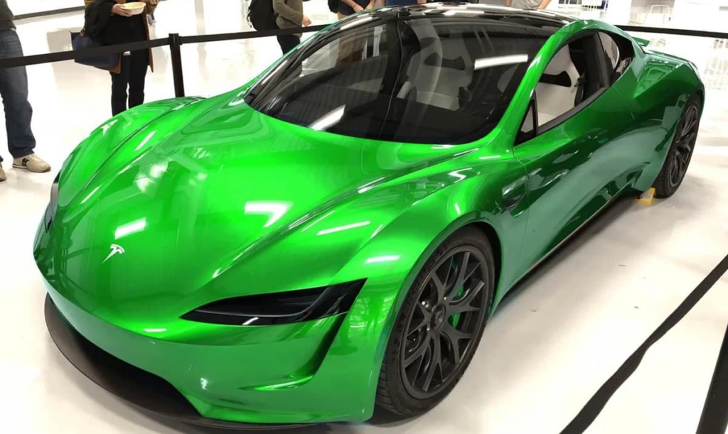 Tesla lançará cores especiais para o novo supercarro elétrico Roadster