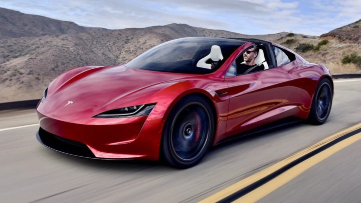 Tesla lançará cores especiais para o novo supercarro elétrico Roadster