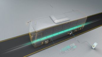 Estrada elétrica para carregamento de veículos elétricos, em Tel Aviv.