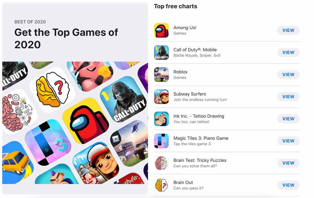 Apple revela aplicativos e jogos mais populares da App Store em 2023