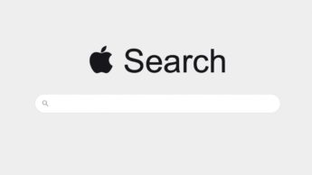 Ilustração do motor de pesquisa Apple Search