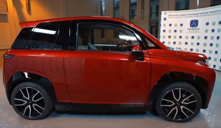 Kama-1: O carro elétrico russo de 4 lugares que custa apenas 16 mil euros