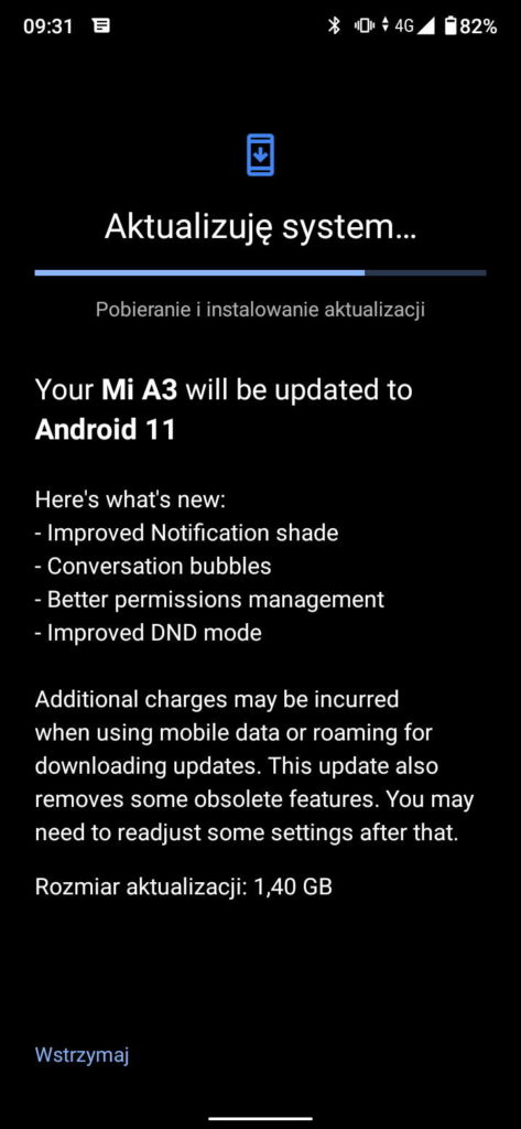 Mi A3 Android 11 Xiaomi problemas atualização