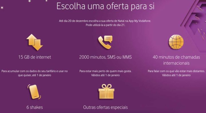 Você é cliente da Vodafone?  Operadora oferece comunicações gratuitas neste Natal