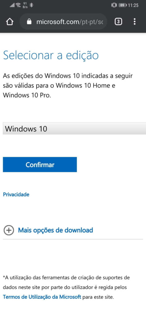 Windows 10 Android instalar Microsoft USB