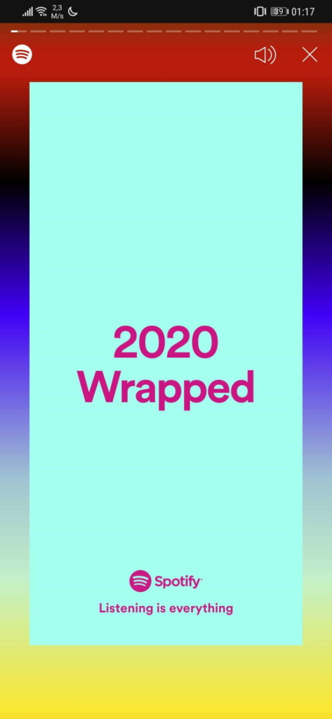 Spotify 2020 playlist música ano