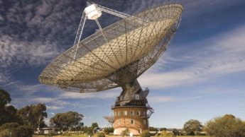Telescópio Parkes, na Austrália.