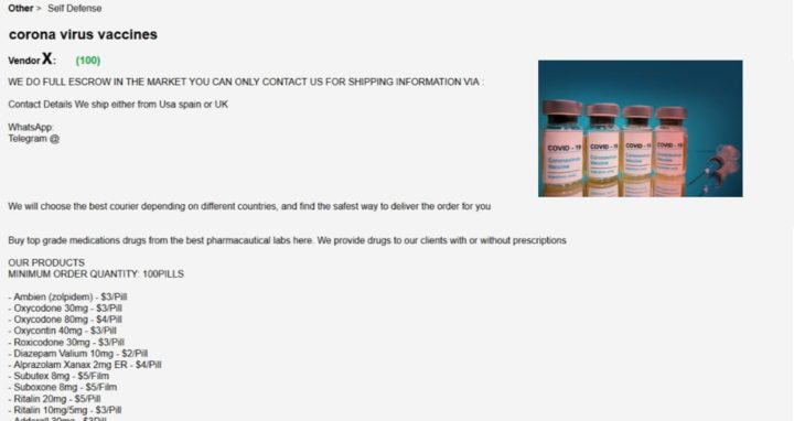 ALERTA: Há vacinas falsificadas para a COVID-19 à venda na Internet