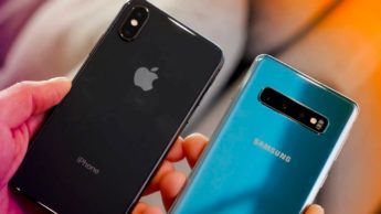 Imagem smarphone Android, Samsung, iPhone da Apple