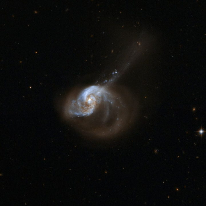 Collision of galaxies