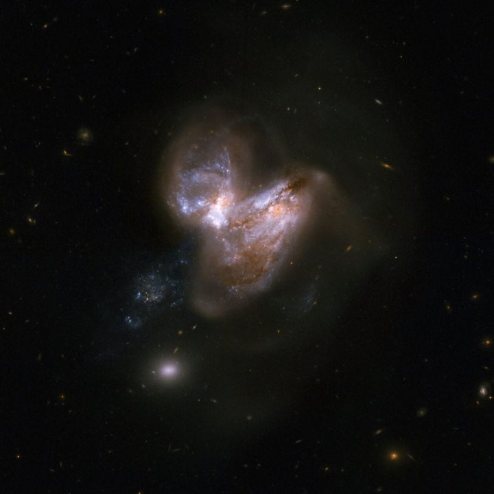 Collision of galaxies