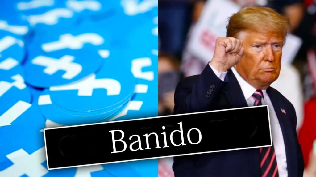 Facebook alerta após banir Trump: “Não usem roupa da empresa em público”