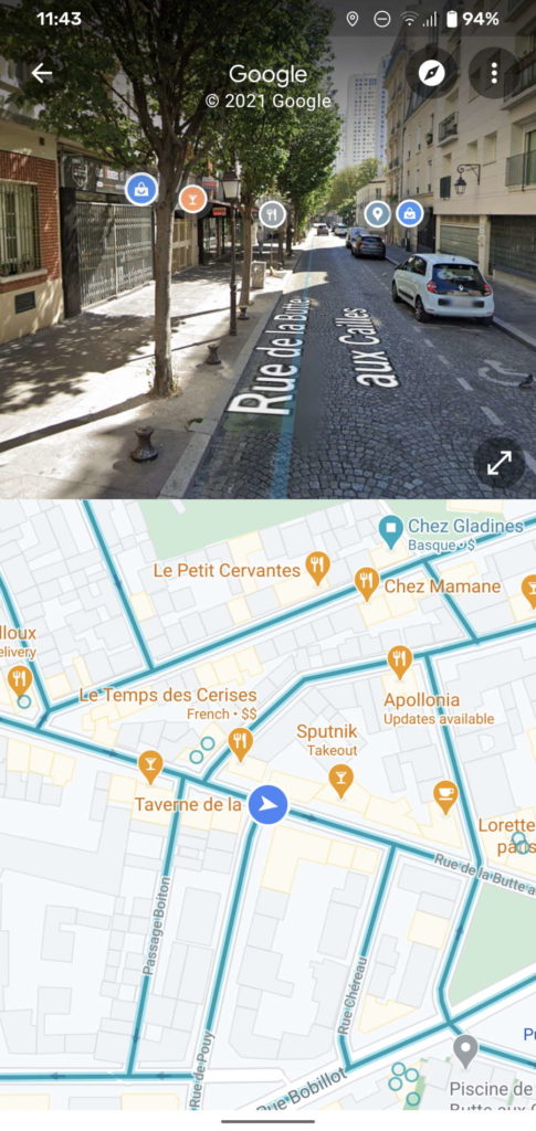 Google Maps Street View utilizadores novidade vista
